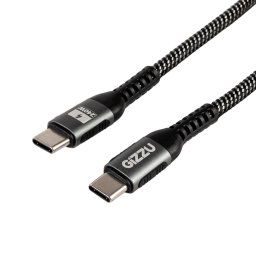 GIZZU 240W 480Mbps Type-C 1m Cable (2 pack by Valotronics)