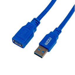 Gizzu USB 3.0 Extension Cable 2m (2 pack by Valotronics)