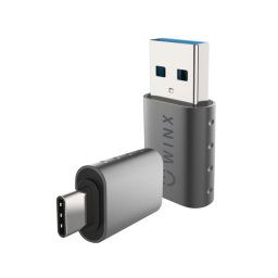 WINX LINK Simple Type-C and USB Adapter Combo (2 pack by Valotronics)