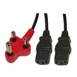 PWR Dedicated to Dual Headed Kettle Cable 2.8m (2 pack by Valotronics)