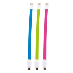 Whizzy Designer 3 Pack Micro USB Charge And Data Sync Cable (3 pack by Valotronics)