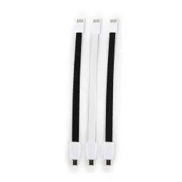 Whizzy Designer 3 Pack Micro USB Charge And Data Sync Cable (3 pack by Valotronics)