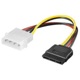 Unique SATA Male to 4 Pin Female Molex Adapter (2 pack by Valotronics)