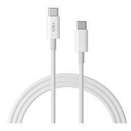 Ezra TypeC To TypeC 1.8meter 60w White Data Cable (2 pack by Valotronics)