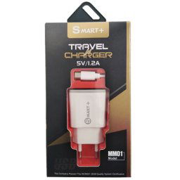 Geeko SMART+ USB Travel Charger with MicroUSB Cable (2 pack by Valotronics)