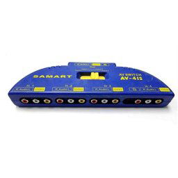 Geeko 4 Port RCA AV Switch, Retail Box, No Warranty