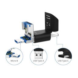SP C50 128GB OTG TYPE-C & USB-A & MICRO Flash drive
