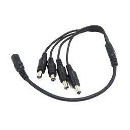 KGuard 4 way power splitter cable , Retail box, No Warranty (3 pack by Valotronics)