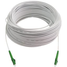 Scoop Fibre Outdoor Drop Cable 90M LC-LC APC 1Core