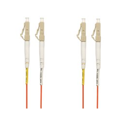 Scoop Fibre Flylead LC-LC MM 1M (3 pack by Valotronics)