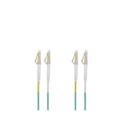 Scoop Fibre Flylead LC-LC MM 5M OM3 (2 pack by Valotronics)
