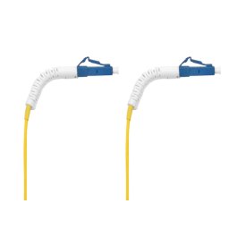 Scoop Fibre Flylead LC-LC SM 1M UPC Flex Boot (3 pack by Valotronics)