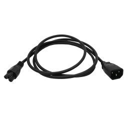 1.8m Male IEC to Clover Cable (3 pack by Valotronics)