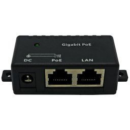 Single Port Gigabit Passive PoE Injector (3 pack by Valotronics)