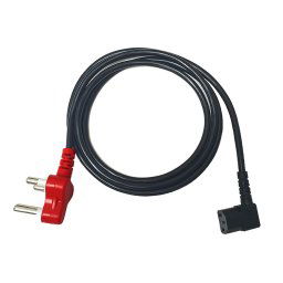 1.8m Right Angled IEC Power Cord With Dedicated Plug Top (2 pack by Valotronics)