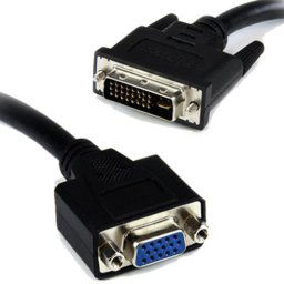 UniQue DVI Male to VGA Female 1.8m Cable (2 pack by Valotronics)