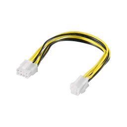 Goobay 4-Pin to 8-Pin ATX12 P4 PC Power Cable (6 pack by Valotronics)