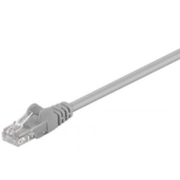Goobay CAT 5e U/UTP 20m Patch Cable - Grey (2 pack by Valotronics)
