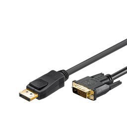 Goobay DisplayPort to DVI-D Adapter 2m Gold-Plated Cable