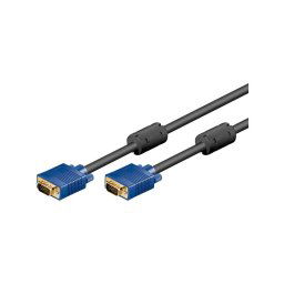 Goobay Full HD SVGA Monitor 1.8m Gold-Plated Cable (2 pack by Valotronics)