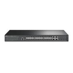 TP-LINK - T2600G-28SQ 24-PORT GIGABIT SFP L2 MANAGED SWITCH WITH 4 10G SFP+ SLOTS