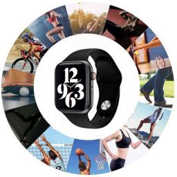 Nesty Ultra Smart Sports Watch With Calling Function Black