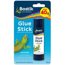 Bostik Adhesive Glue Stick 40g (4 pack by Valotronics)