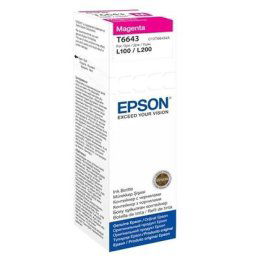 Epson T6643 Magenta Ink Bottle 70ml For L110 L300 L210 L355