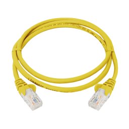 Linkbasic 1 Metre UTP Cat5e Flylead Yellow (6 pack by Valotronics)