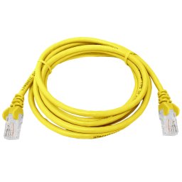 Linkbasic 2 Metre UTP Cat5e Flylead Yellow (4 pack by Valotronics)