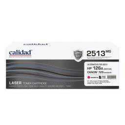 Calidad 2513-MG Magenta Toner alternative for HP 126A Magenta (CE313A); CANON CART 329M, CART 729M