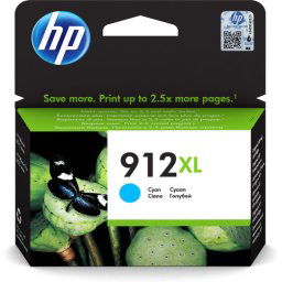 HP 912XL High Yield Cyan Original Ink Cartridge