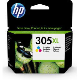 HP #305XL High Yield Tri-color Original Ink Cartridge - HP 2720/4120