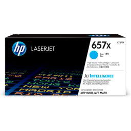HP 657X High Yield Cyan Original LaserJet Toner