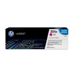 HP 304A Color LaserJet CP2025 Magenta Print Toner Cartridge Prints Approximately