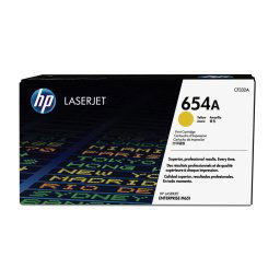 HP 654A Yellow Toner Cartridge
