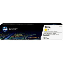 HP 126A LaserJet CP1025 Yellow Print Toner Cartridge Prints Approximatetly 1 000