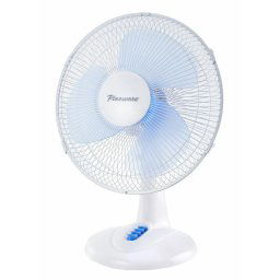 Pineware 30cm White Plastic Desktop Fan