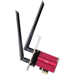CUDY WE9300 BE9300 WIFI7 & BLUETOOTH PCI EXPRESS CARD WITH FIXED DUAL ANTENNA
