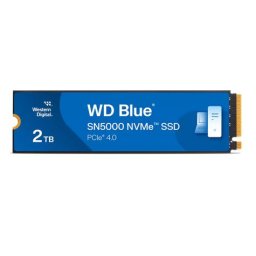 Western Digital Blue SN5000 2TB PCIE GEN 4 M.2 3D NAND NVMe Solid State Drive