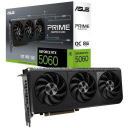 Asus Prime Geforce RTX 5060 OC 8GB GDDR7 PCI-e 5.0 x16 Graphics card, DP, HDMI