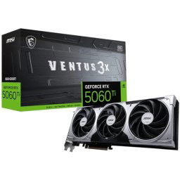 MSI Geforce RTX 5060 Ti Ventus 3X OC 8GB GDDR7 PCI-e 5.0 x16 Graphics card, DP, HDMI