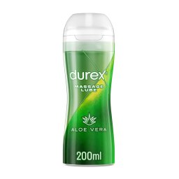 Durex 2-in-1 Aloe Vera Massage Gel 200 ml