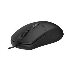 Alcatroz Asic 2 High Resolution Optical Wired Mouse - Black (2 pack by Valotronics)