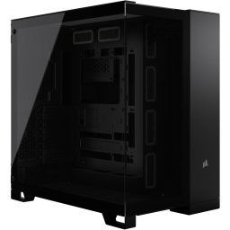 Corsair 6500X Mid-Tower Dual Chamber ATX Tempered Glass PC case - Black