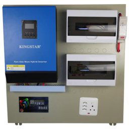 Solarix KingStar 3500VA 24VDC Hybrid Inverter And Semi Plug And Play Power Board Mini Solution