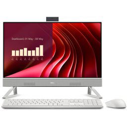 Dell EC24250 23.8" Full HD AIO White PC, Core 7 150U 5.4GHz, 16GB RAM, 1TB SSD, Win 11 Pro