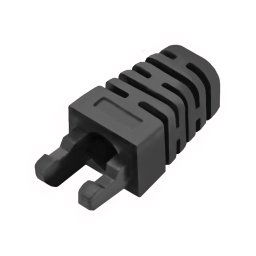 Linkbasic RJ45 Black Crimp Boot (127 pack by Valotronics)