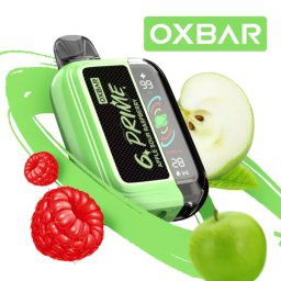 OXBAR G-Prime 25K puffs 5% 900mAh Rechargeable Battery Apple Sour Raspberry