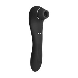 Wooomy Smoooch Clitoral Vibrator - Black - Black